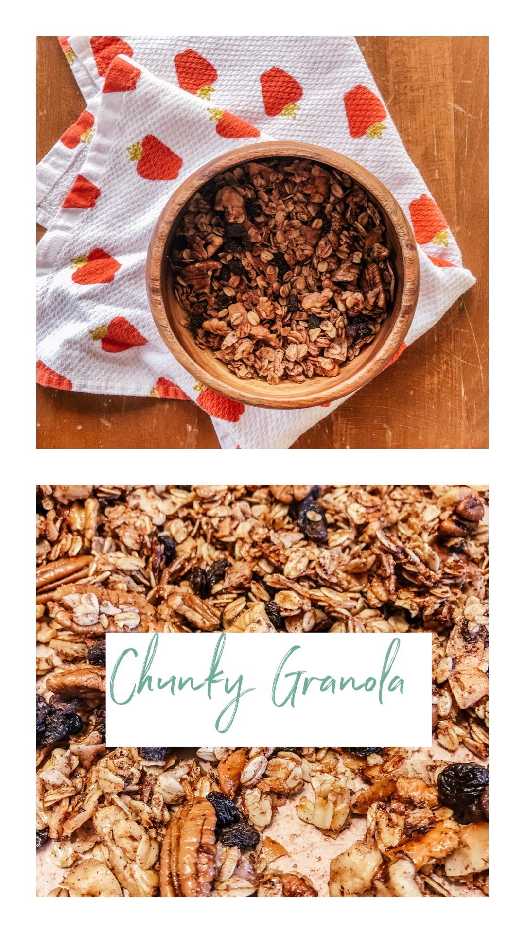 Homemade Healthy Chunky Granola – ladolcelisa